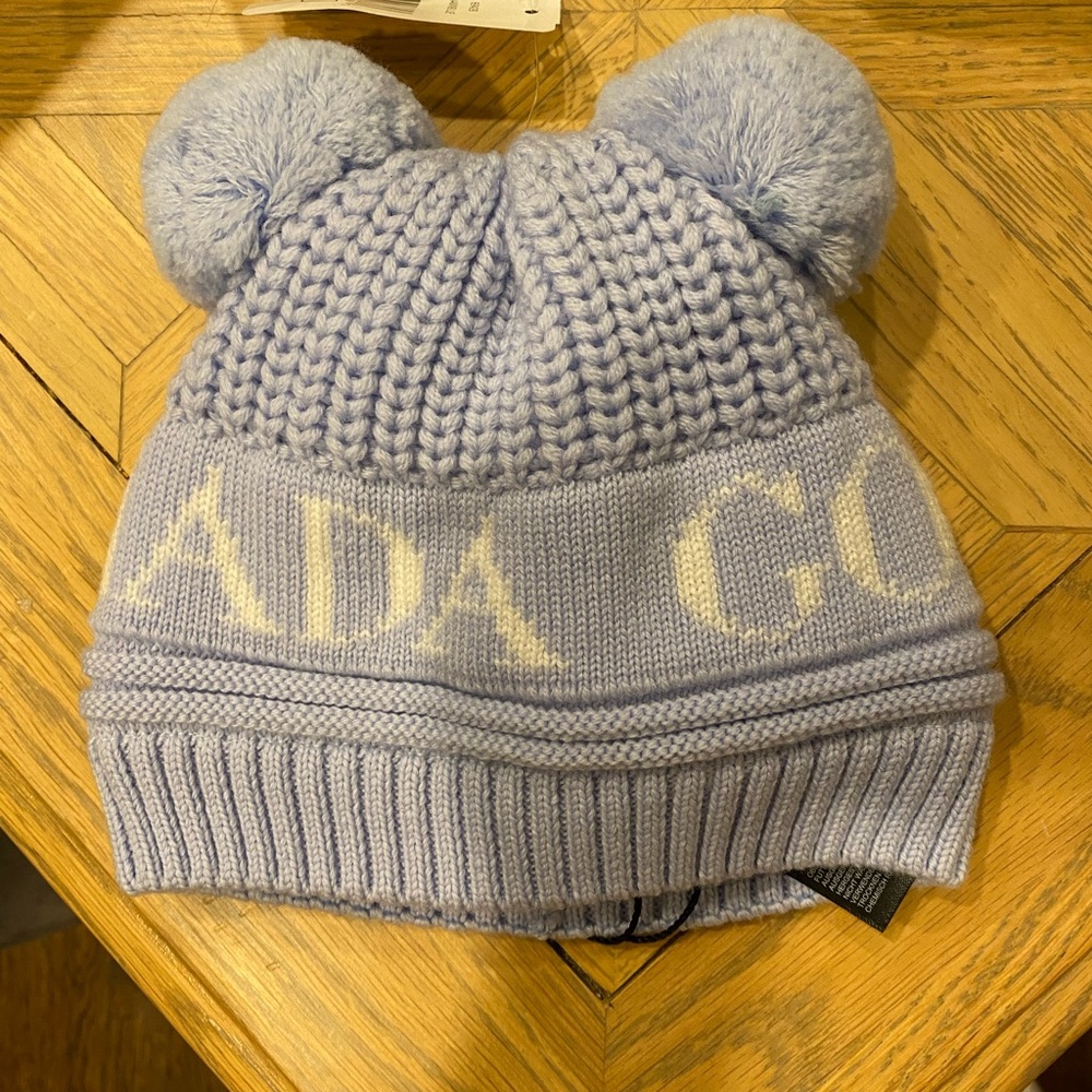 NWT Infant Canada Goose Baby Blue Hat